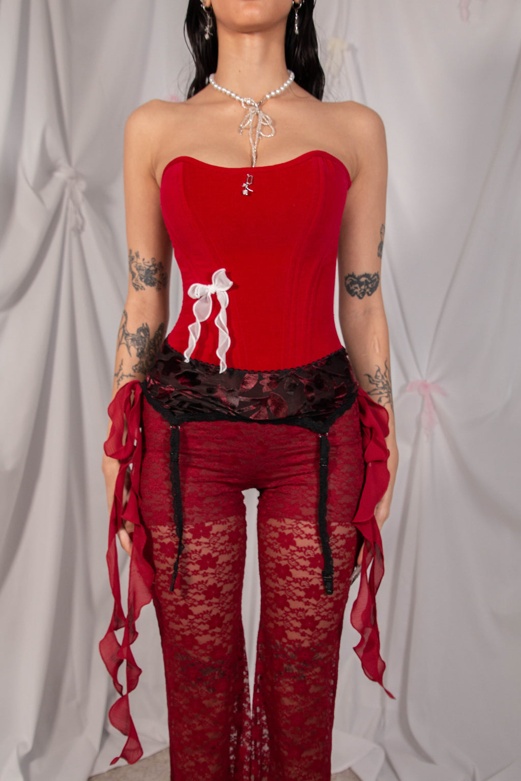 Rosette Garter (Velvet)