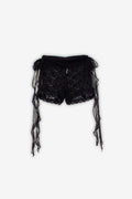 Charm lace micro shorts