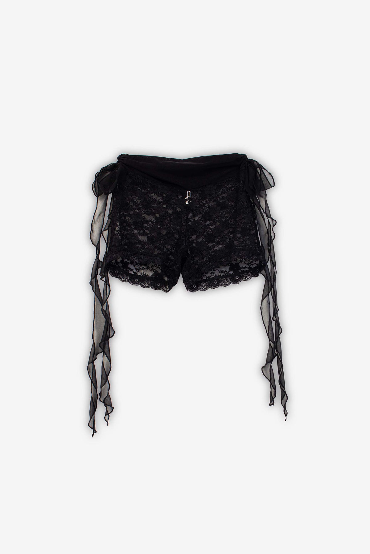 Charm lace micro shorts